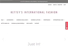 Tablet Screenshot of ketteysboutique.com